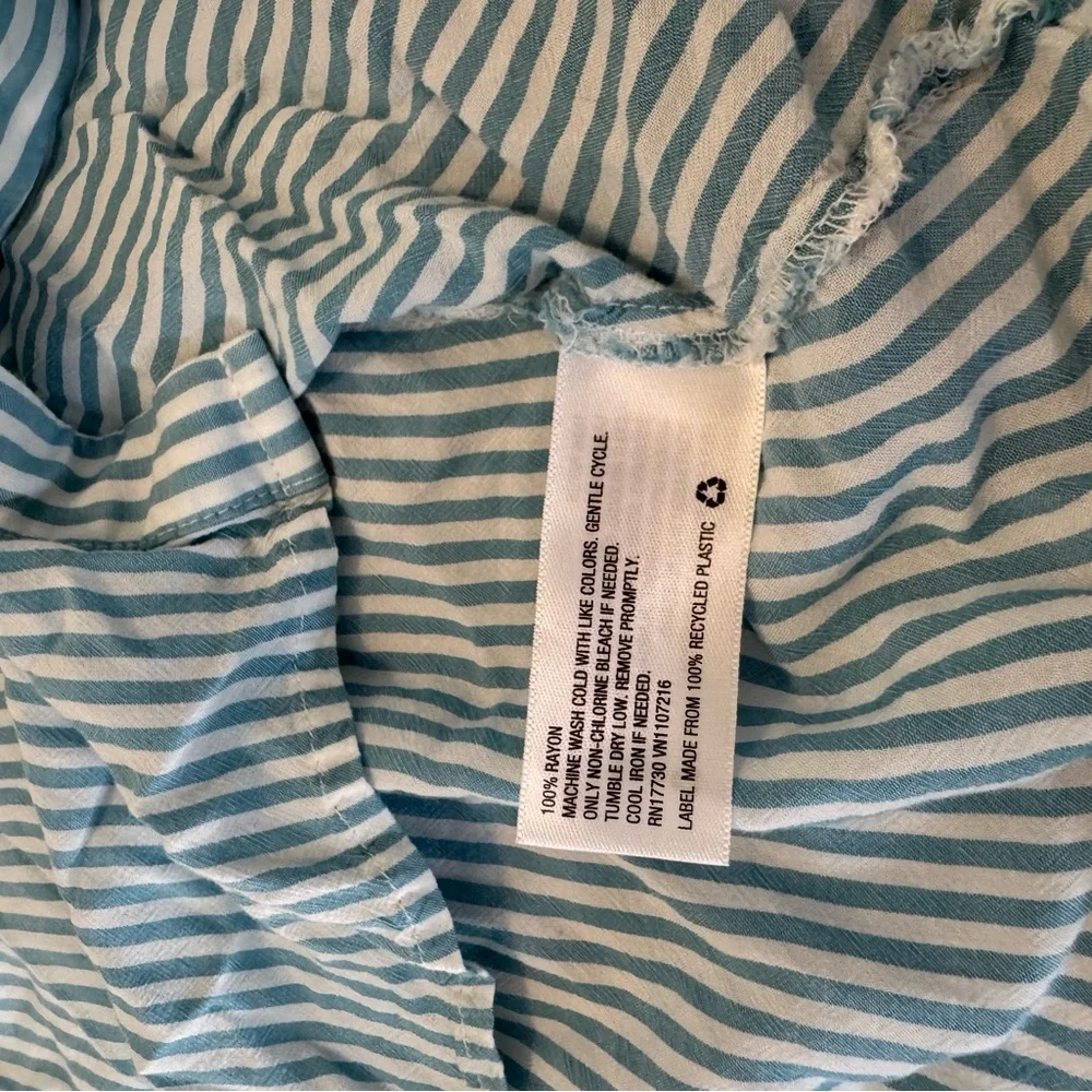 Isabel Maternity by Ingrid & Isabel Blue Striped Blouse - Picture 3 of 3